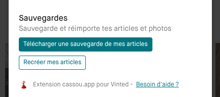 Ajustes de Cassou app